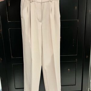 Aritzia Wilfred Effortless Dress Pants in Cream/yellow